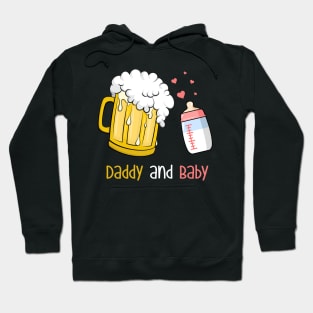 Daddy And Baby Beer And Milk Hoodie